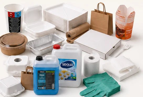 Asortyment PACKMEN: opakowania, chemia i artykuły jednorazowe